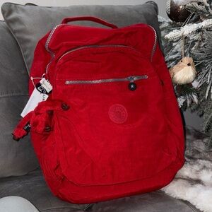 Kipling Vibrant Red Backpack